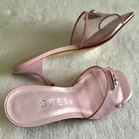 GUESS Lusie Heeled Sandal~Light Pink~Size 91/2 - Picture 4 of 10